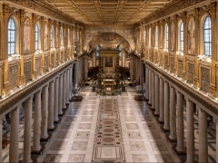 La sala dei Papi, la loggia delle benedizioni e la cupola in S.Maria Maggiore - Domenica 16 Marzo ore 15,10